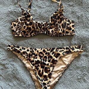 Cheetah print bikini